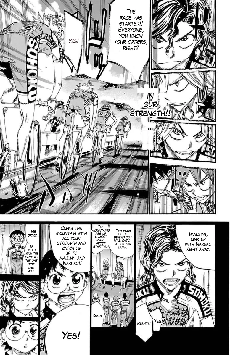 Yowamushi Pedal Chapter 357 page 15