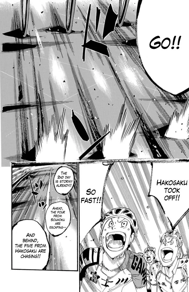 Yowamushi Pedal Chapter 358 page 14