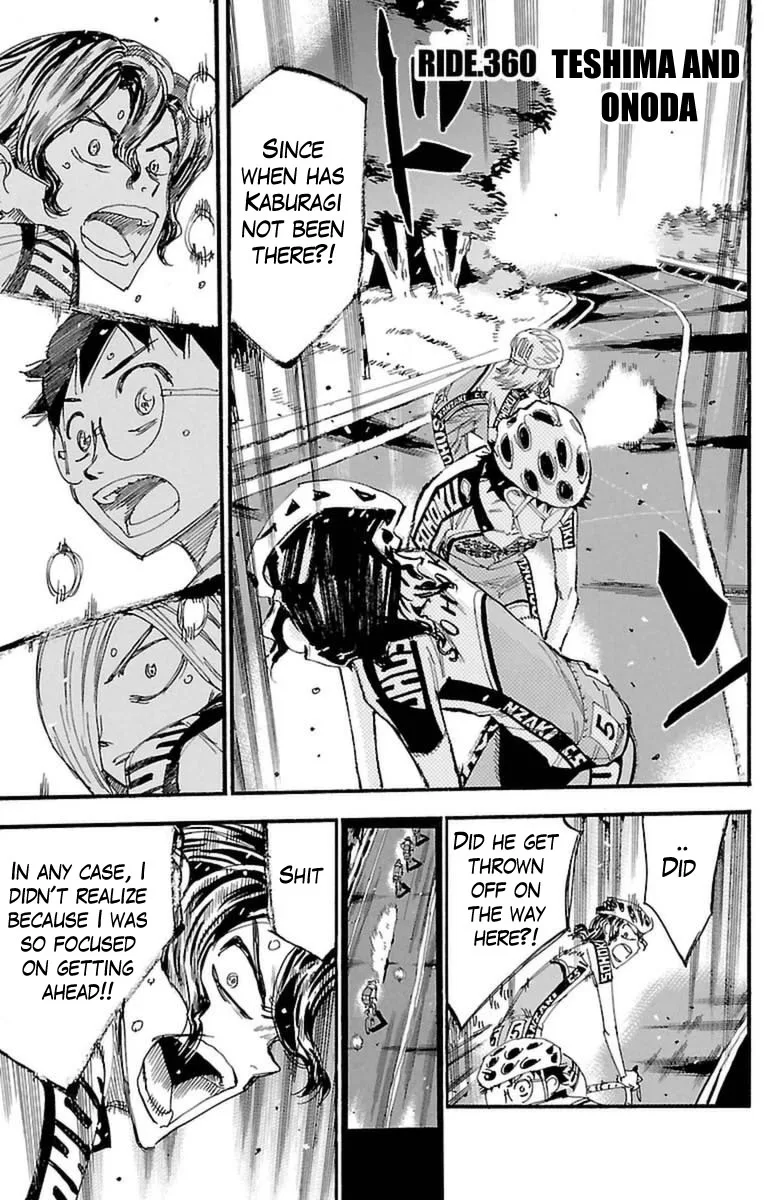 Yowamushi Pedal Chapter 360 page 1