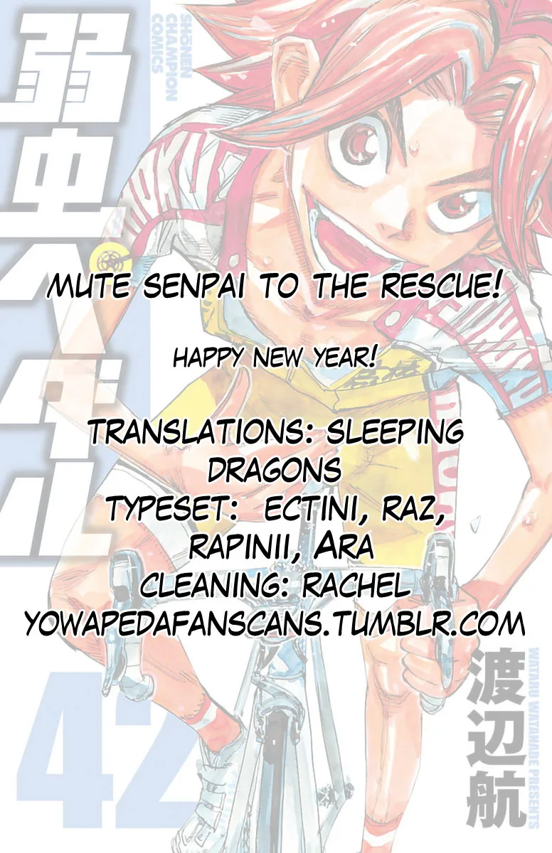 Yowamushi Pedal Chapter 360 page 19