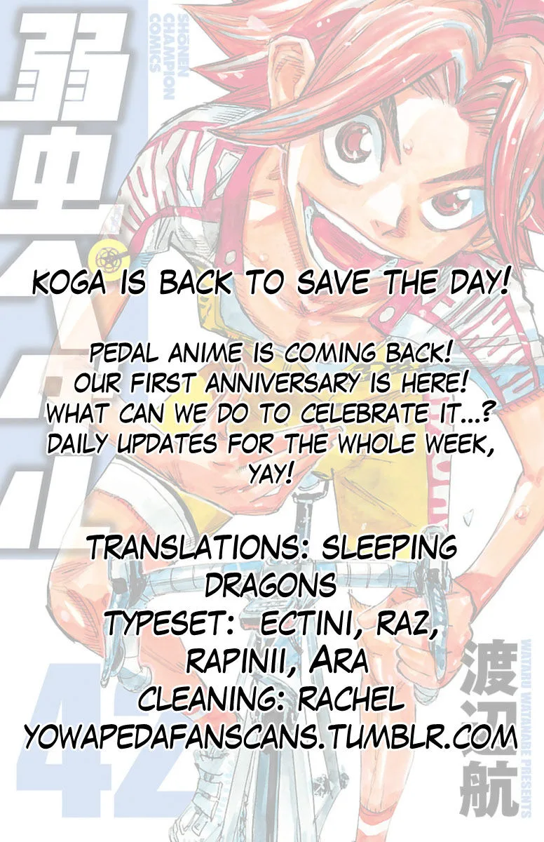 Yowamushi Pedal Chapter 361 page 18