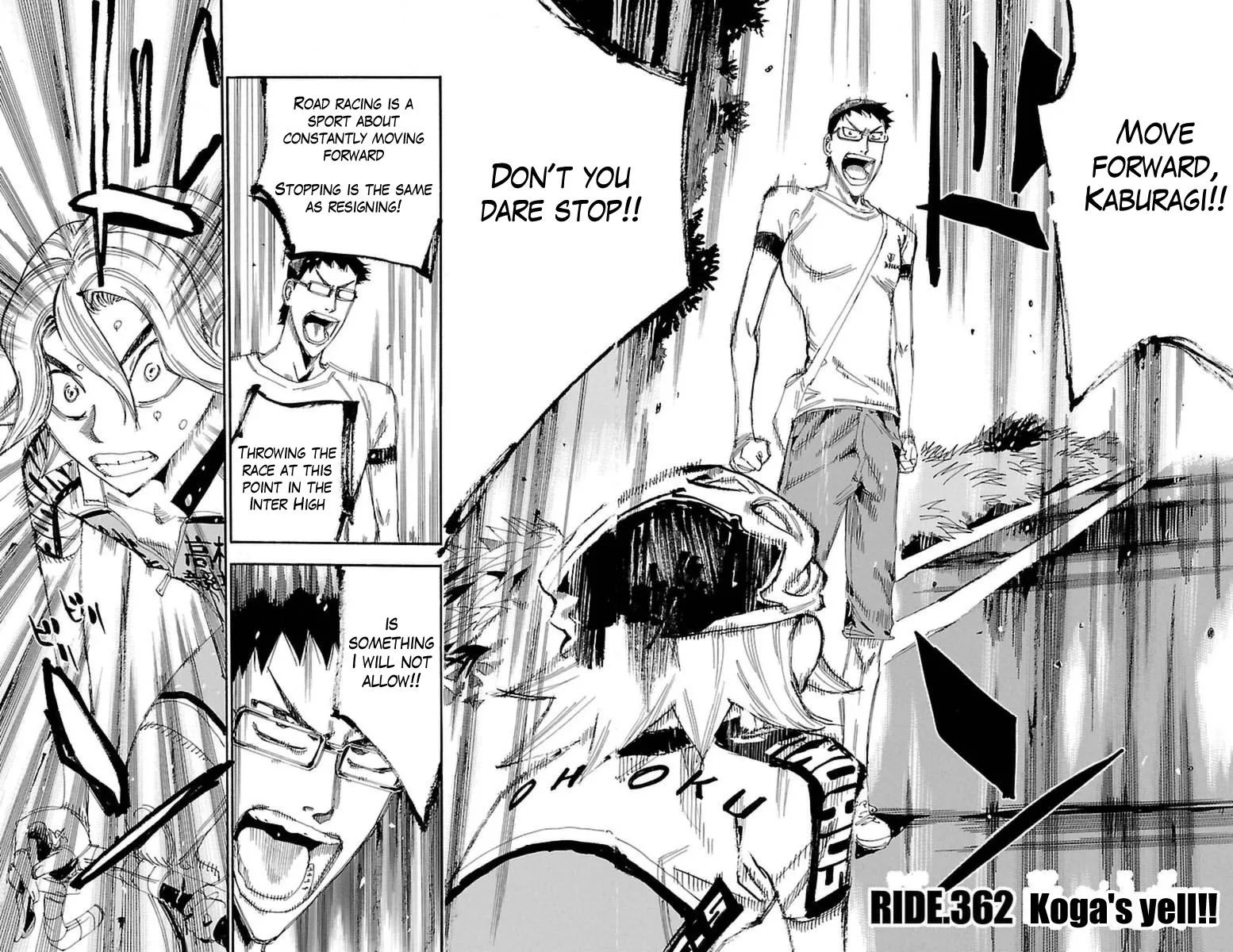 Yowamushi Pedal Chapter 362 page 2