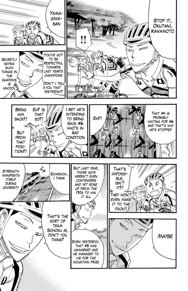 Yowamushi Pedal Chapter 363 page 16