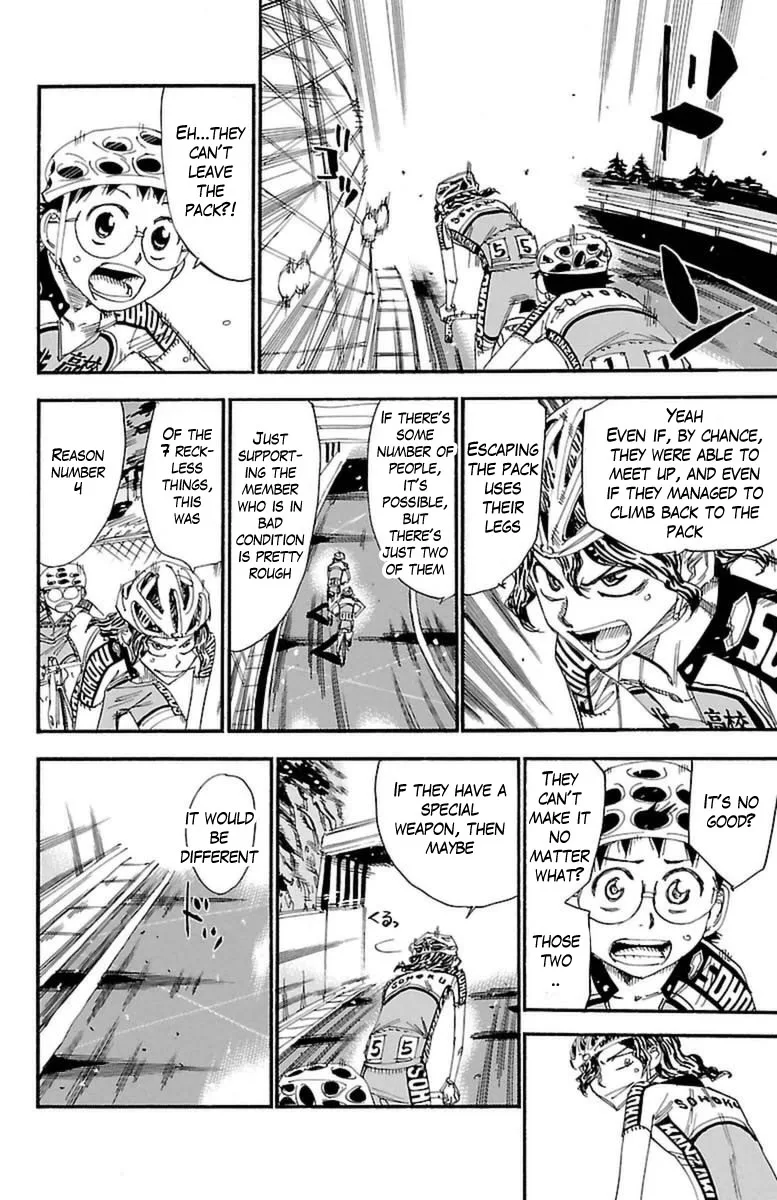 Yowamushi Pedal Chapter 364 page 15