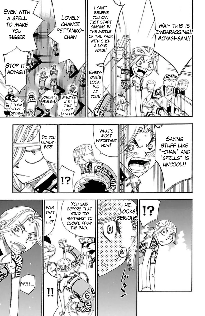 Yowamushi Pedal Chapter 365 page 14