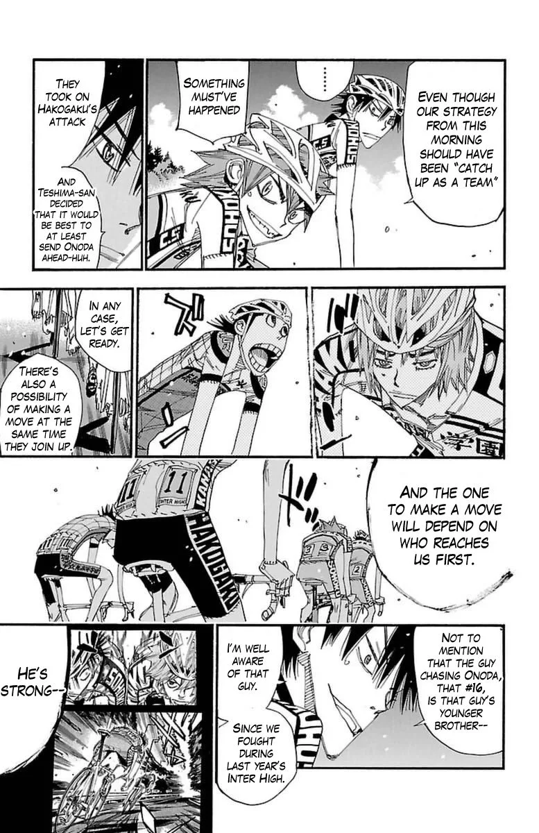 Yowamushi Pedal Chapter 369 page 3
