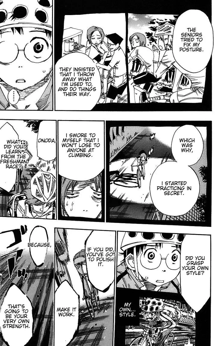 Yowamushi Pedal Chapter 37 page 16