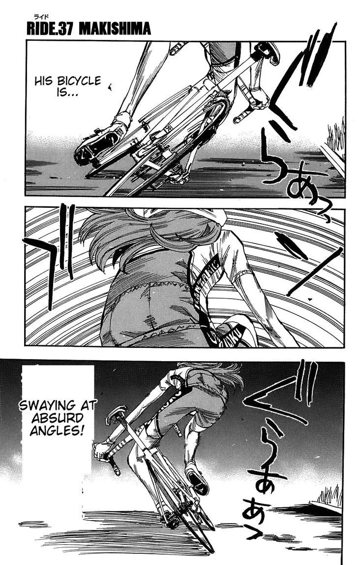 Yowamushi Pedal Chapter 37 page 1