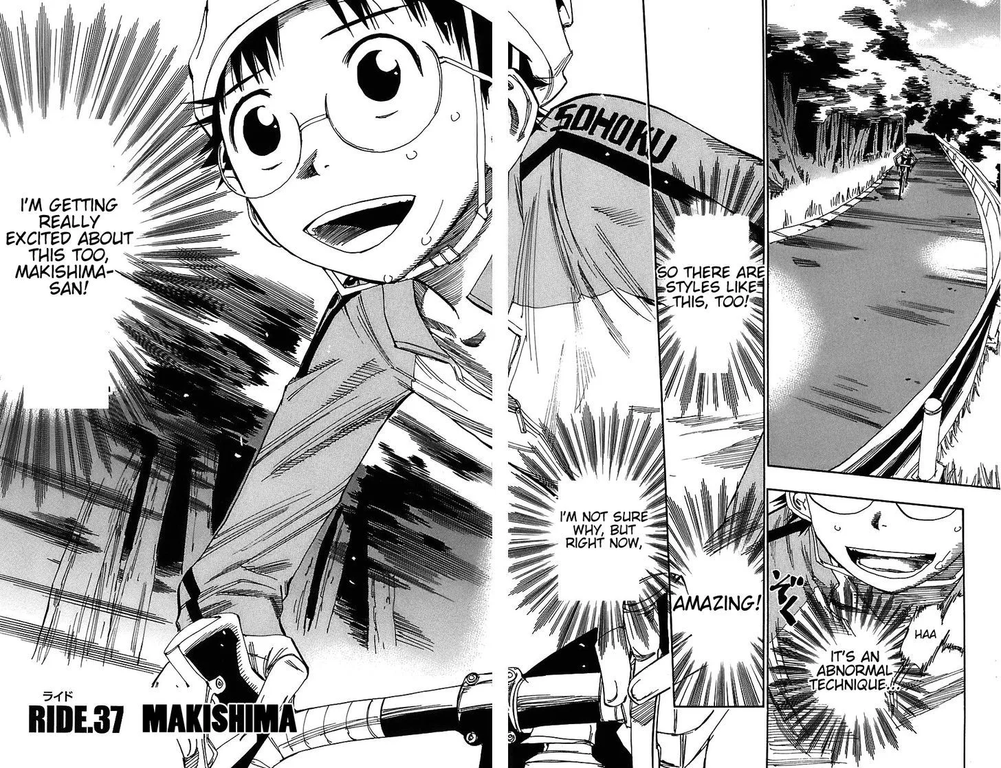 Yowamushi Pedal Chapter 37 page 4