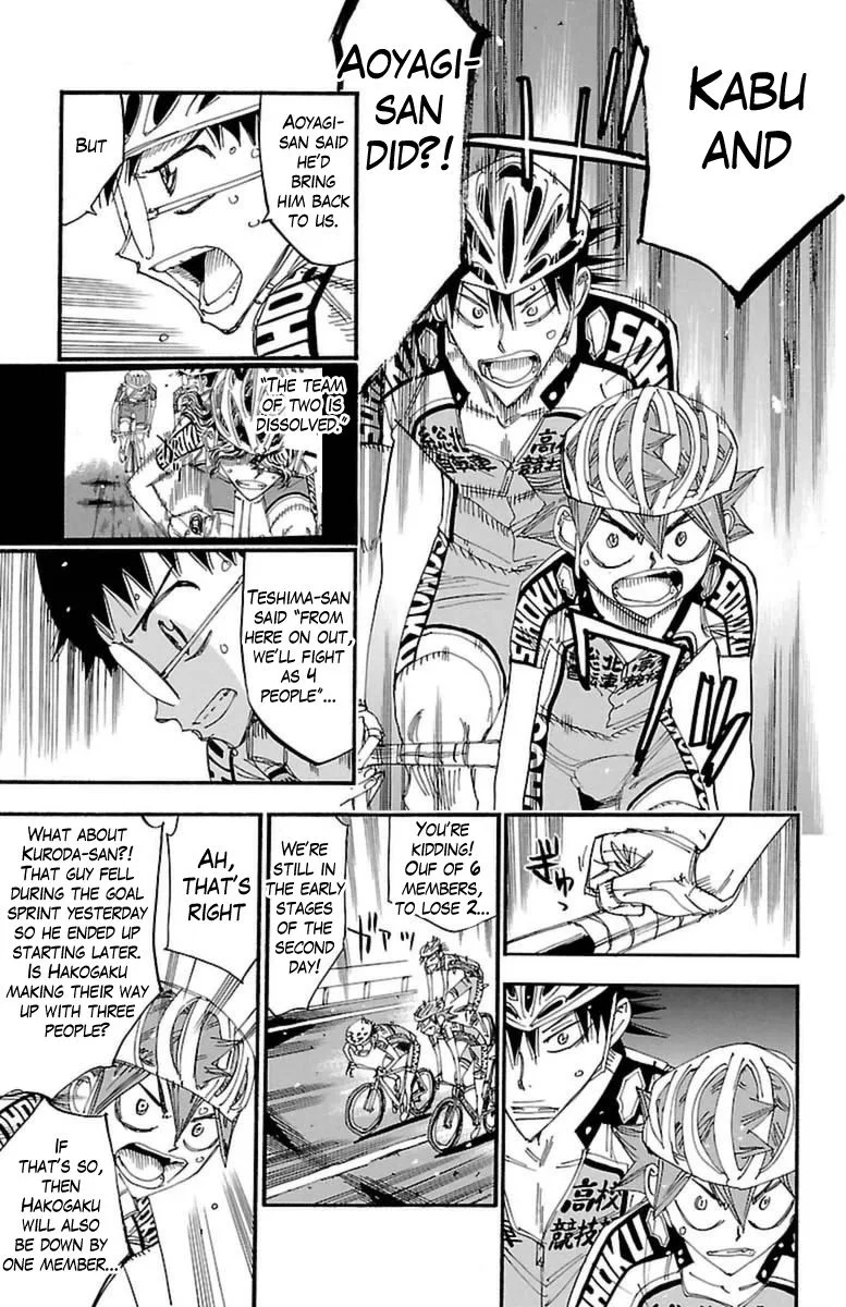 Yowamushi Pedal Chapter 370 page 8
