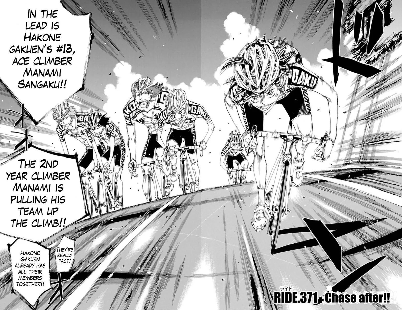 Yowamushi Pedal Chapter 371 page 4