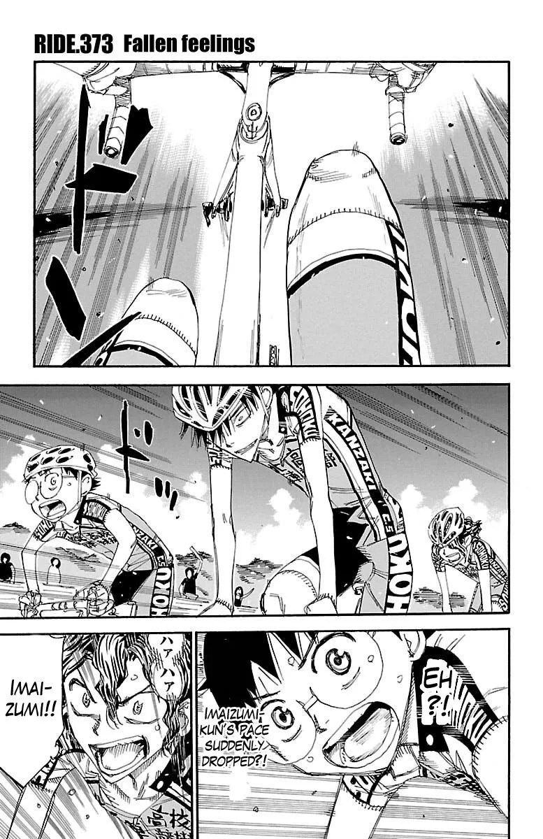 Yowamushi Pedal Chapter 373 page 1