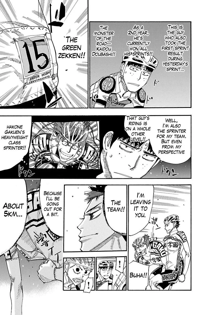 Yowamushi Pedal Chapter 374 page 4