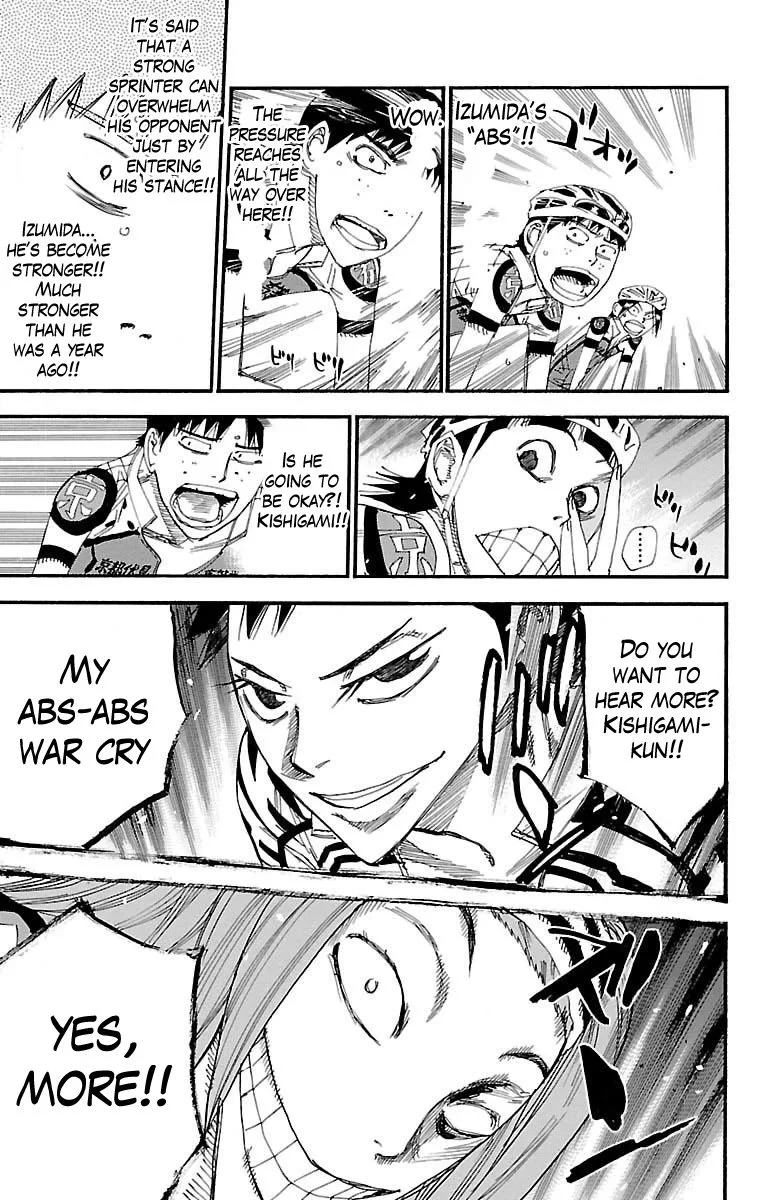 Yowamushi Pedal Chapter 375 page 8
