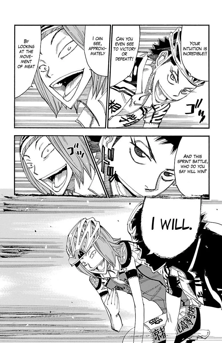 Yowamushi Pedal Chapter 375 page 17