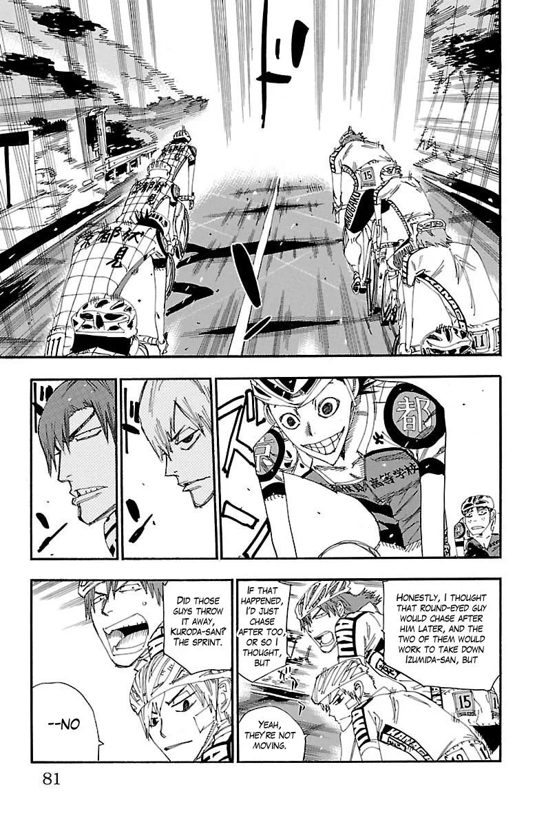 Yowamushi Pedal Chapter 376 page 10
