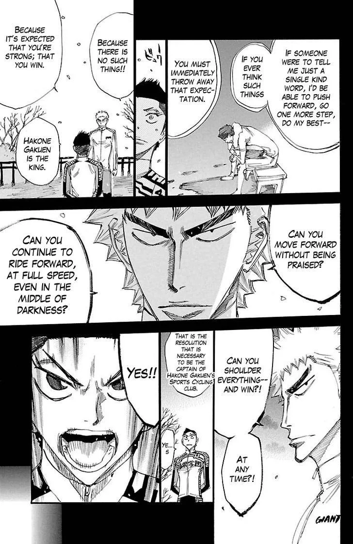 Yowamushi Pedal Chapter 382 page 8