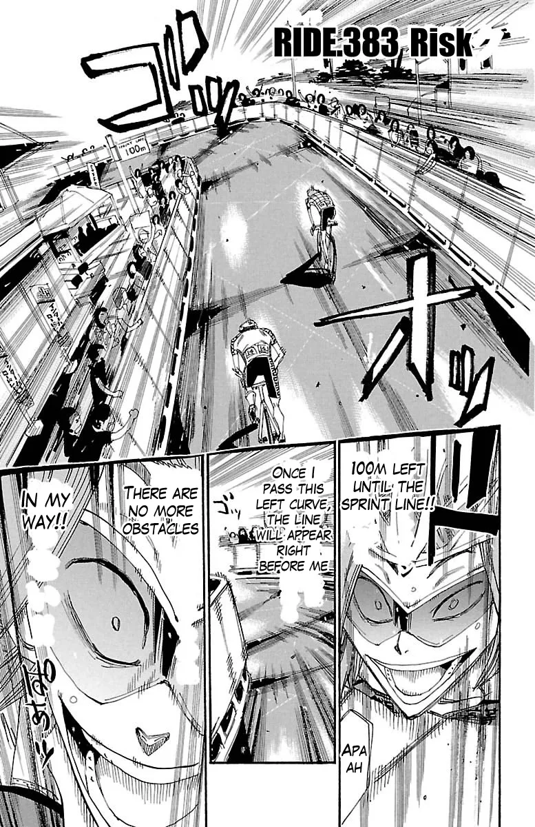 Yowamushi Pedal Chapter 383 page 1