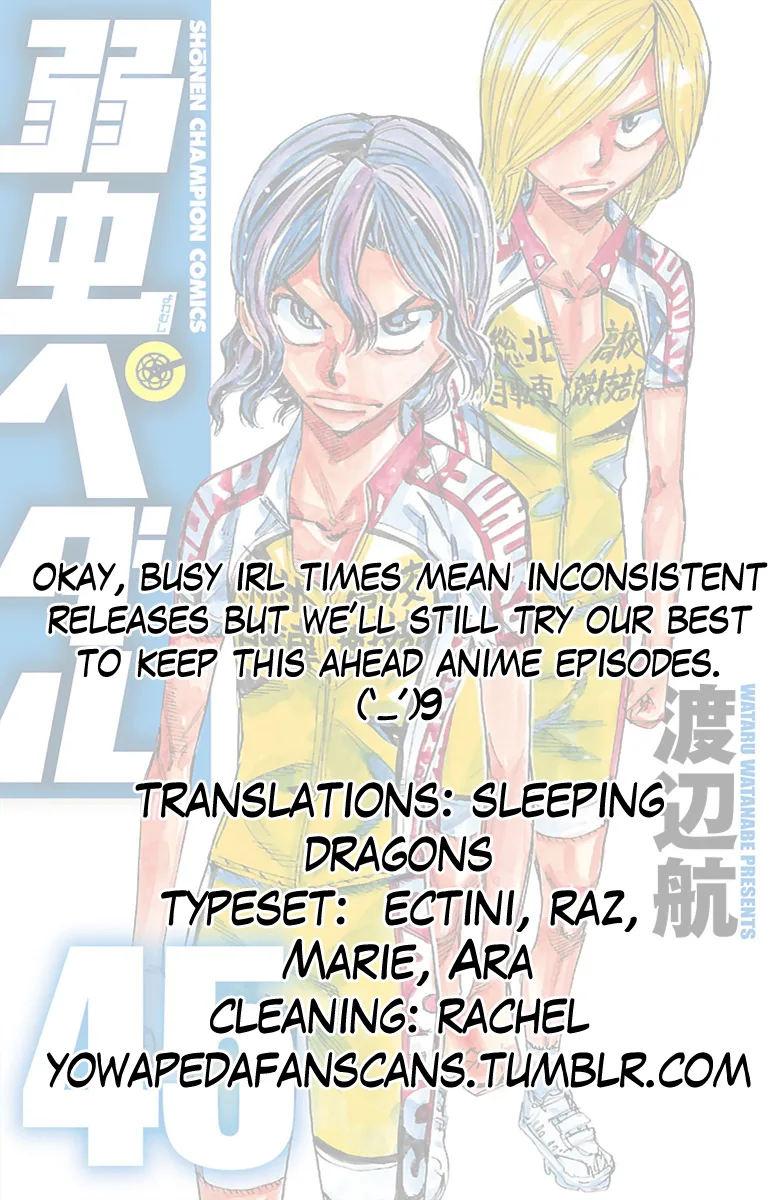 Yowamushi Pedal Chapter 386 page 22
