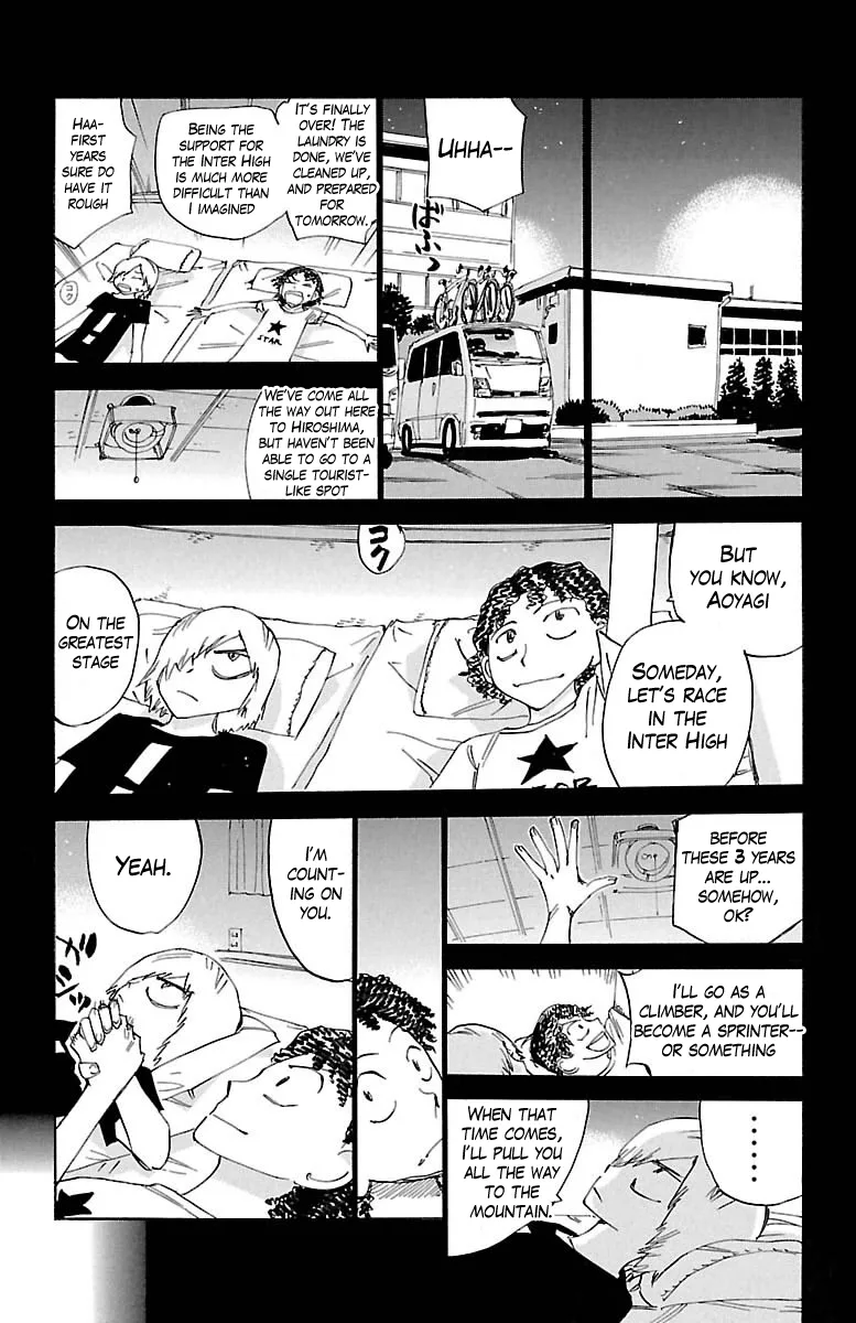 Yowamushi Pedal Chapter 387 page 17