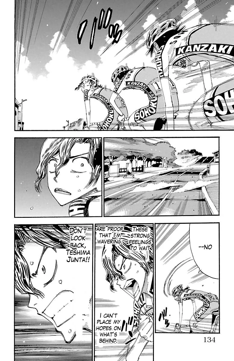 Yowamushi Pedal Chapter 387 page 14