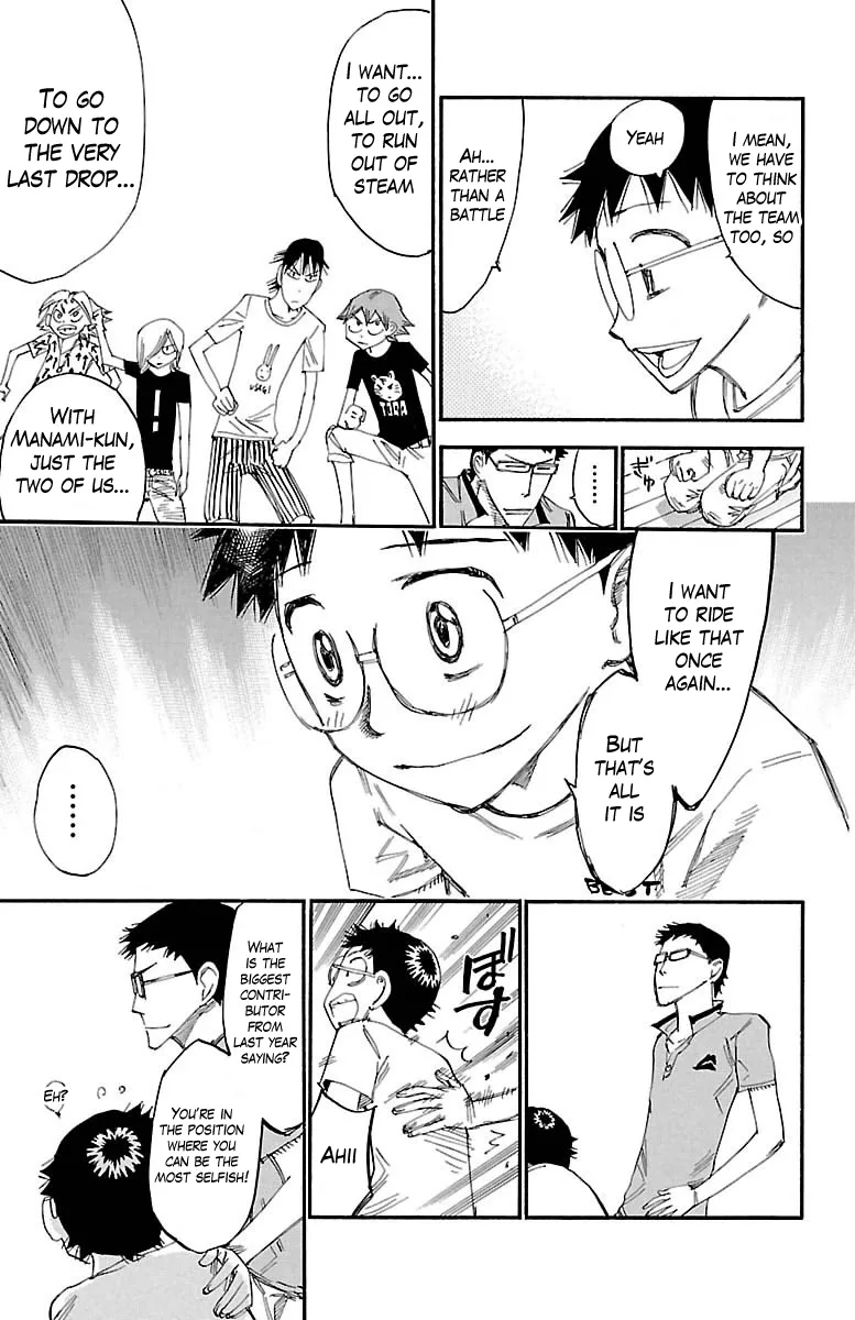 Yowamushi Pedal Chapter 389 page 14
