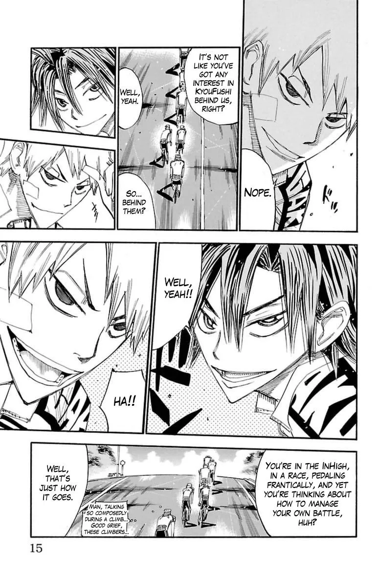 Yowamushi Pedal Chapter 390 page 8