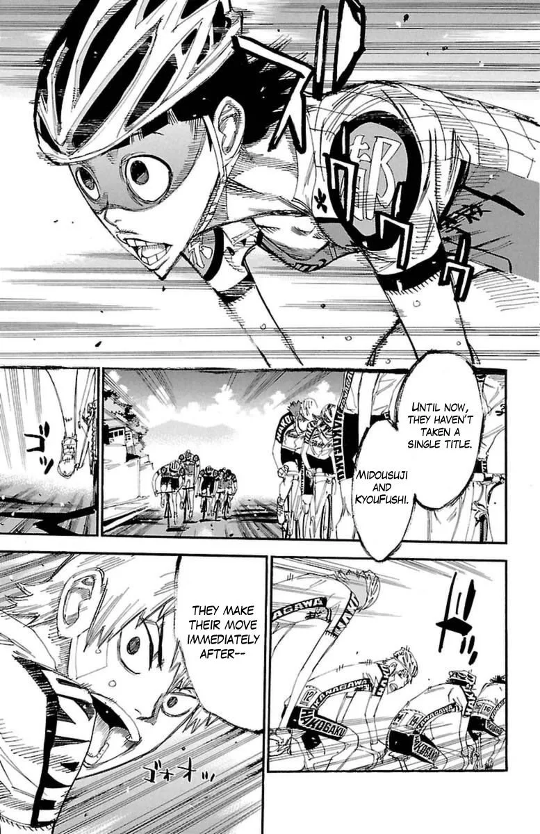 Yowamushi Pedal Chapter 390 page 14