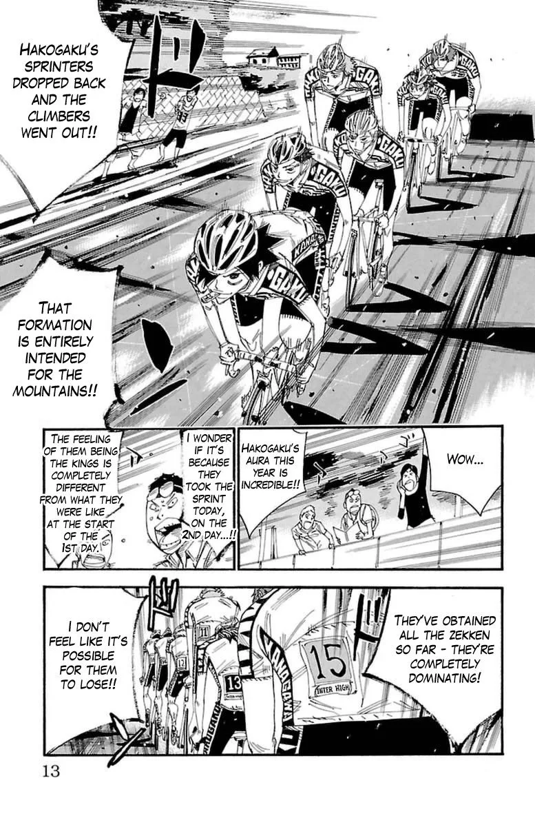 Yowamushi Pedal Chapter 390 page 6