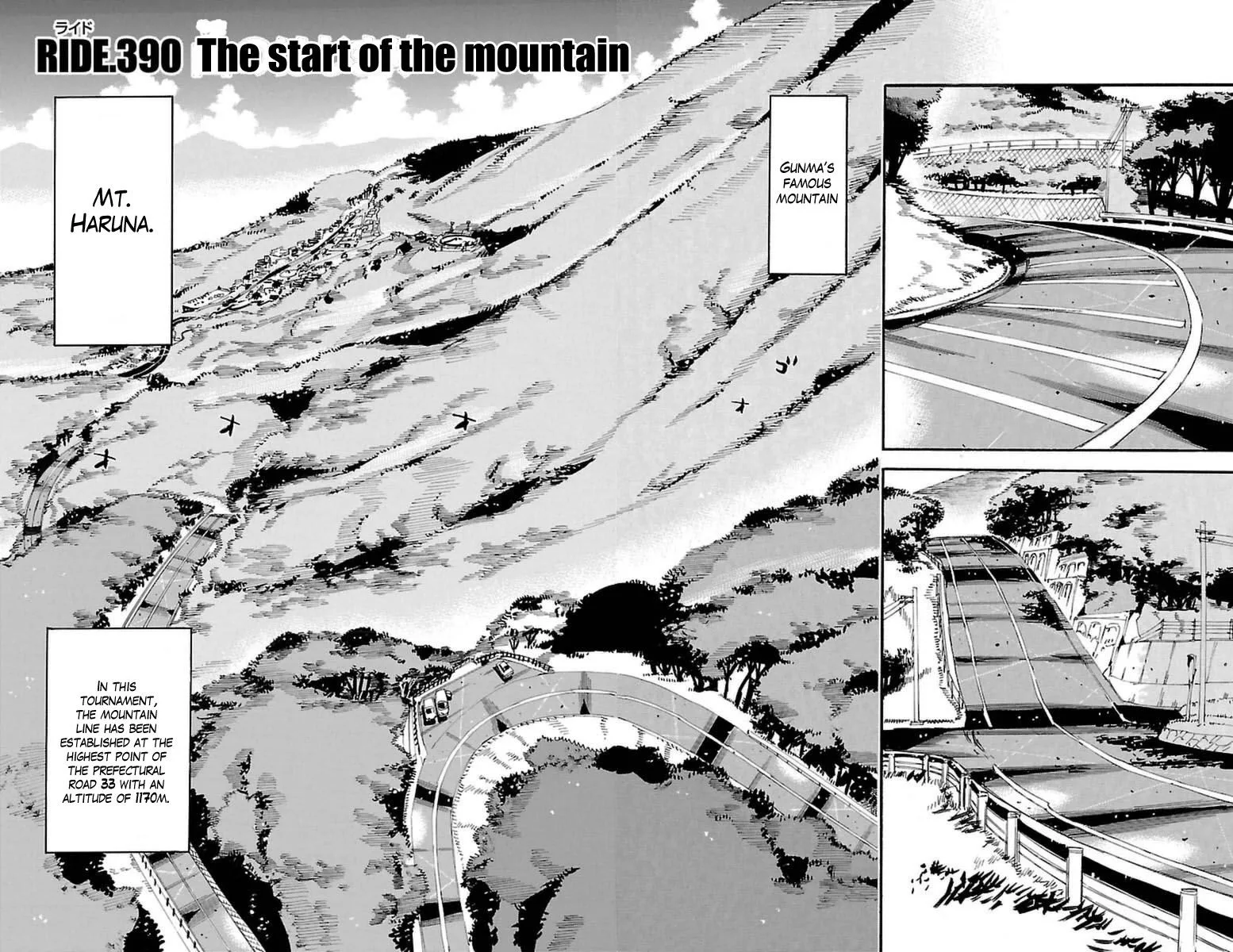 Yowamushi Pedal Chapter 390 page 2