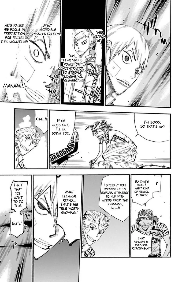 Yowamushi Pedal Chapter 390 page 12