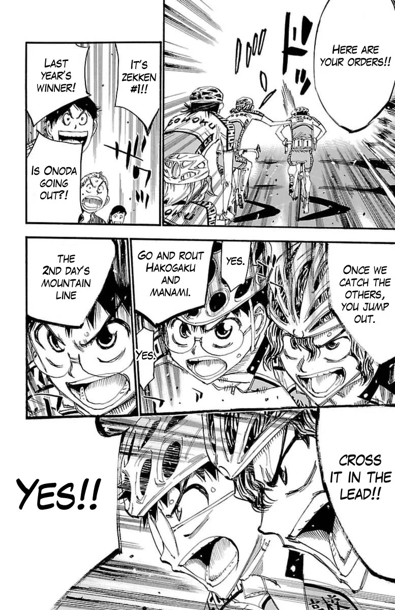 Yowamushi Pedal Chapter 392 page 14
