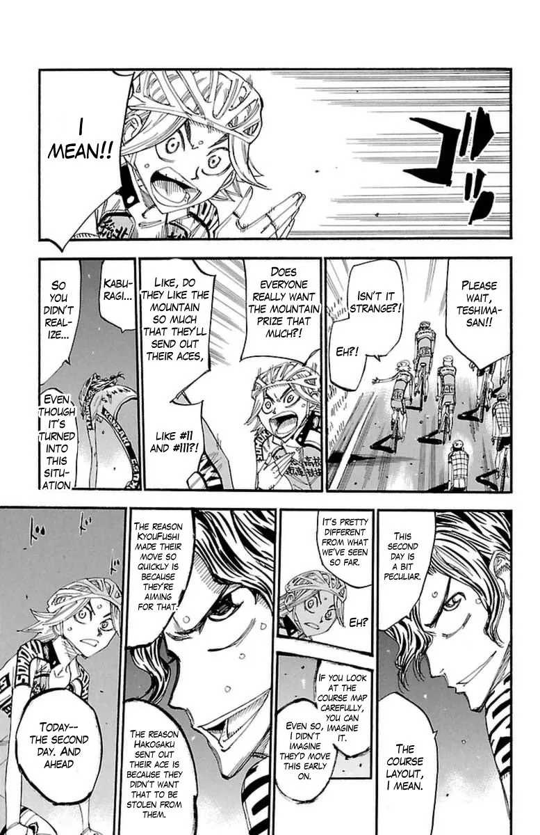Yowamushi Pedal Chapter 394 page 16