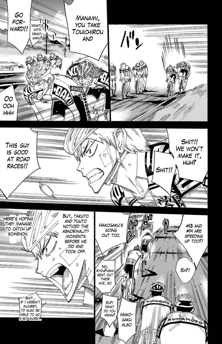 Yowamushi Pedal Chapter 395 page 18