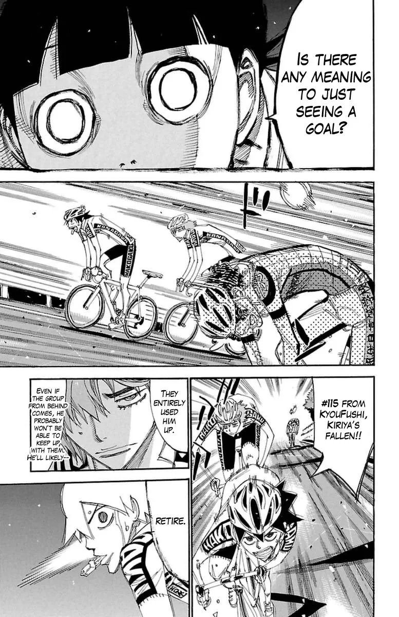 Yowamushi Pedal Chapter 396 page 6