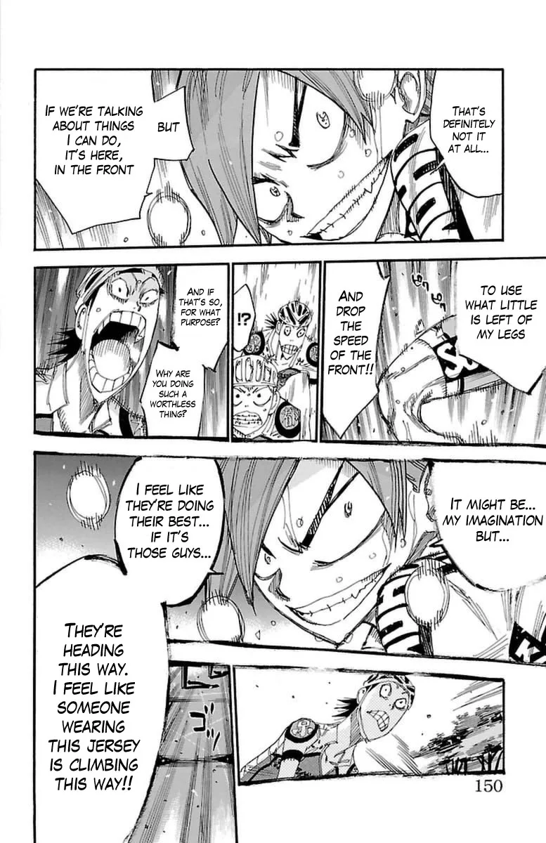 Yowamushi Pedal Chapter 396 page 16