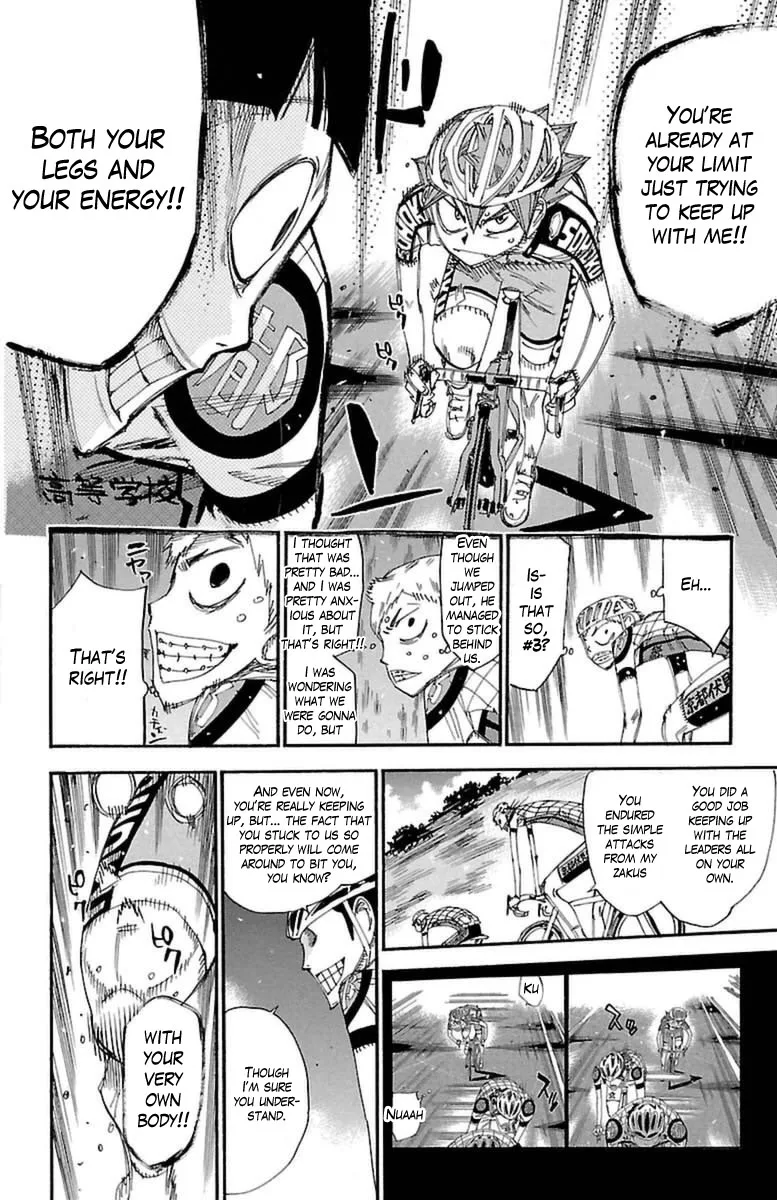 Yowamushi Pedal Chapter 396 page 10