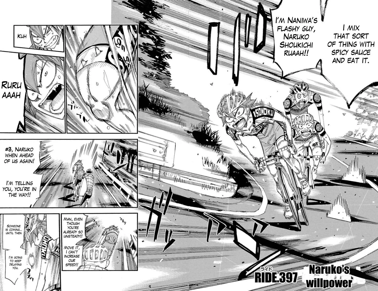 Yowamushi Pedal Chapter 397 page 4