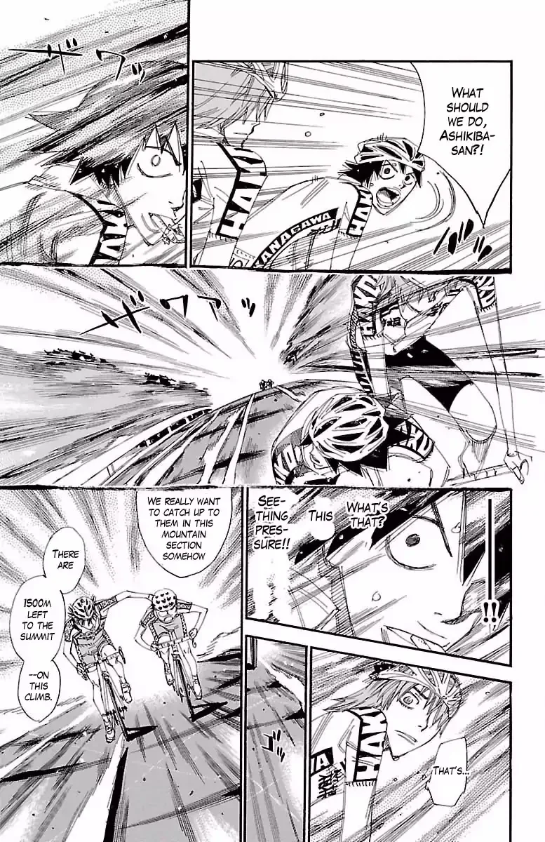 Yowamushi Pedal Chapter 399 page 13