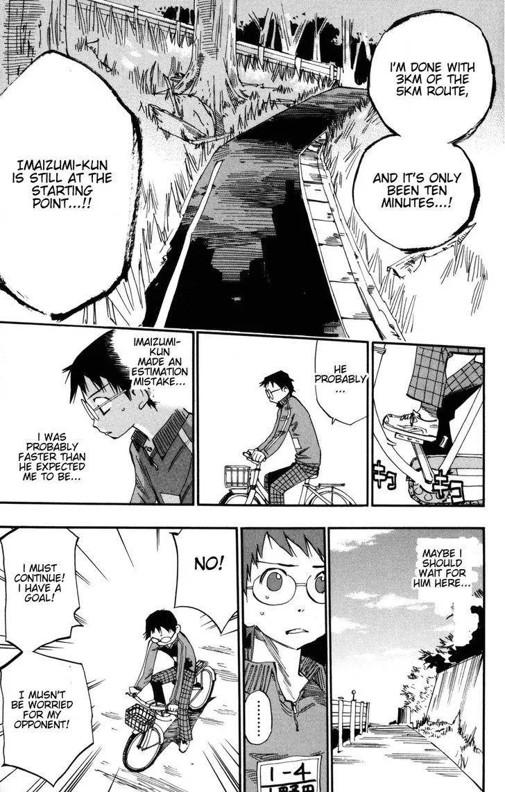 Yowamushi Pedal Chapter 4 page 14