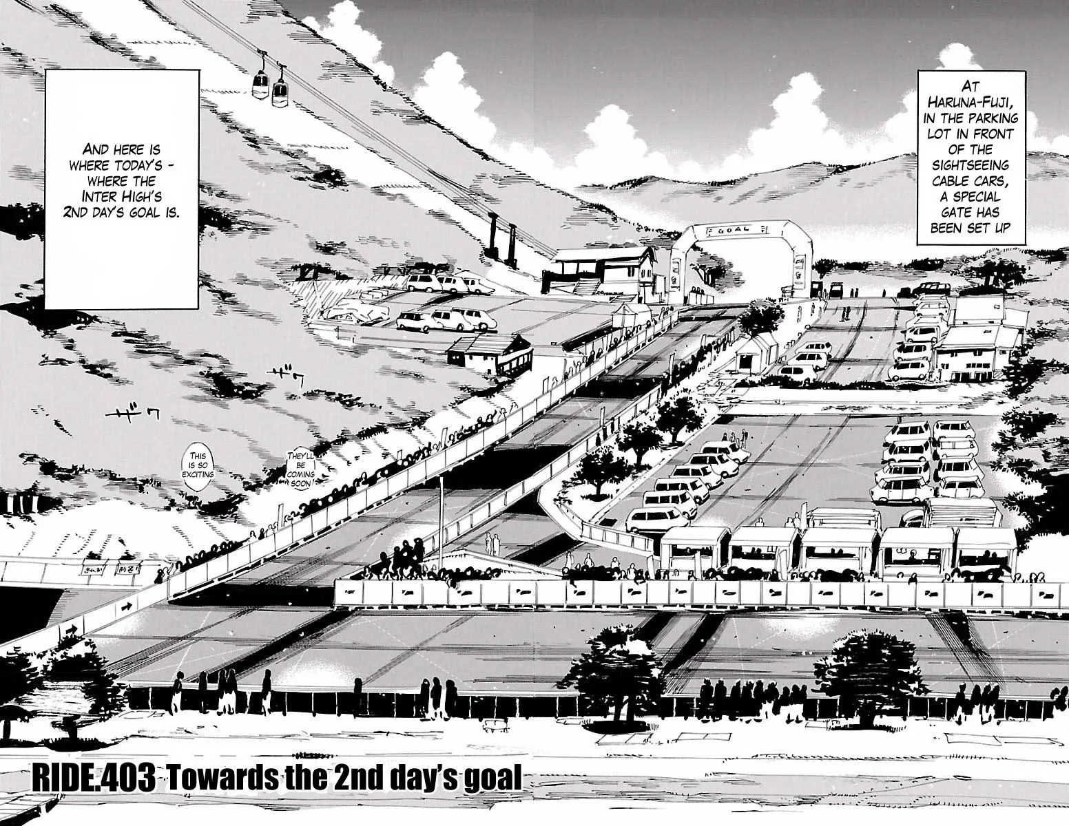 Yowamushi Pedal Chapter 403 page 1
