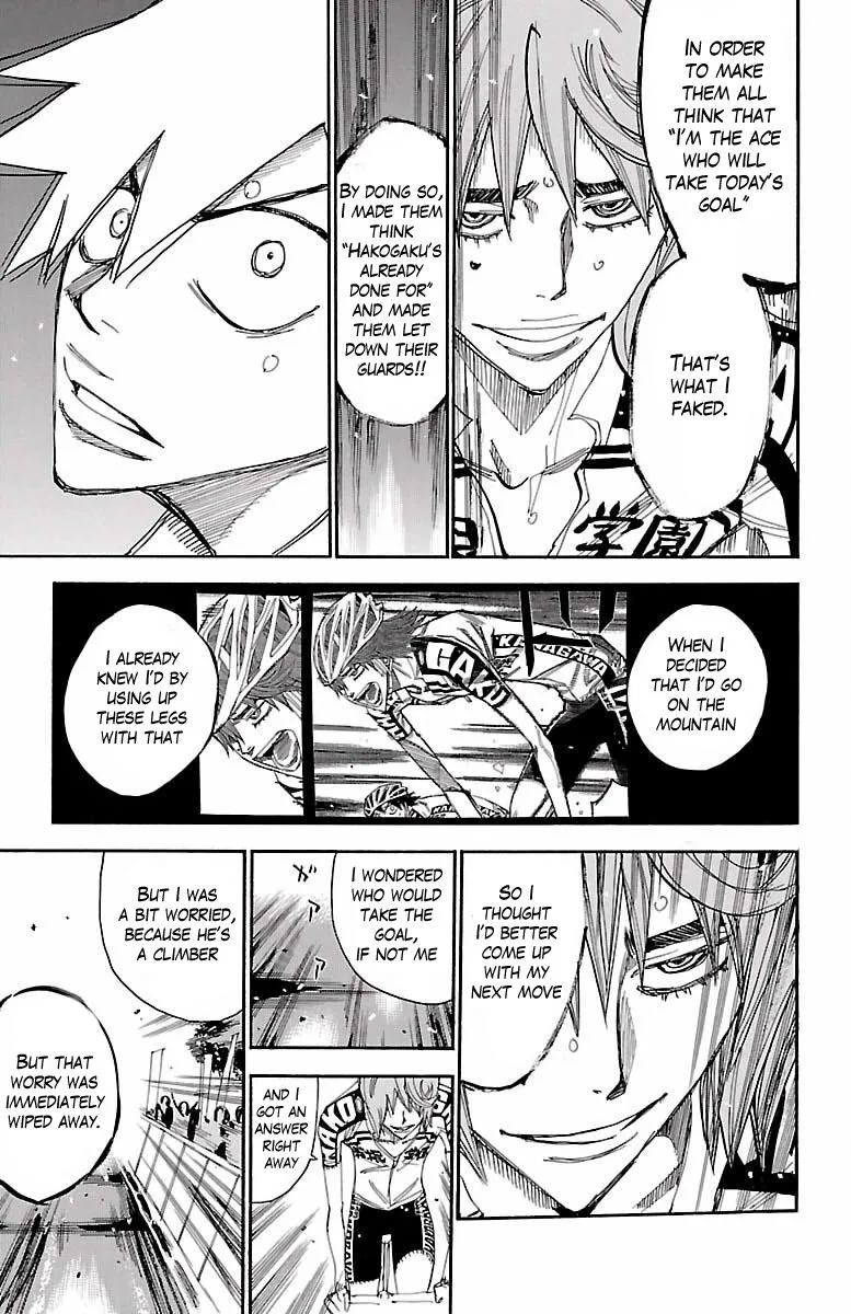 Yowamushi Pedal Chapter 406 page 10