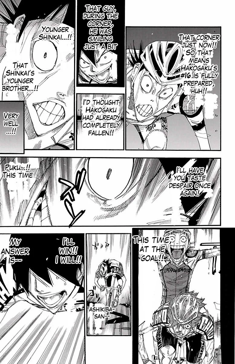 Yowamushi Pedal Chapter 407 page 16