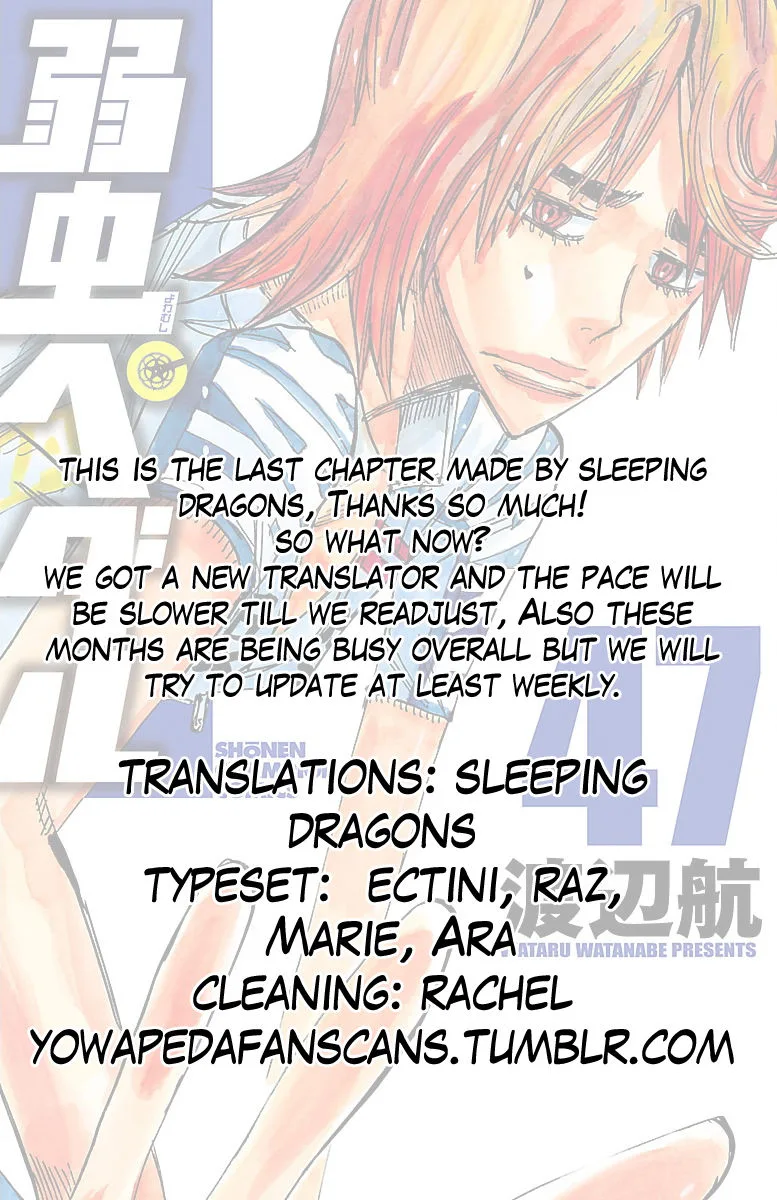Yowamushi Pedal Chapter 407 page 18