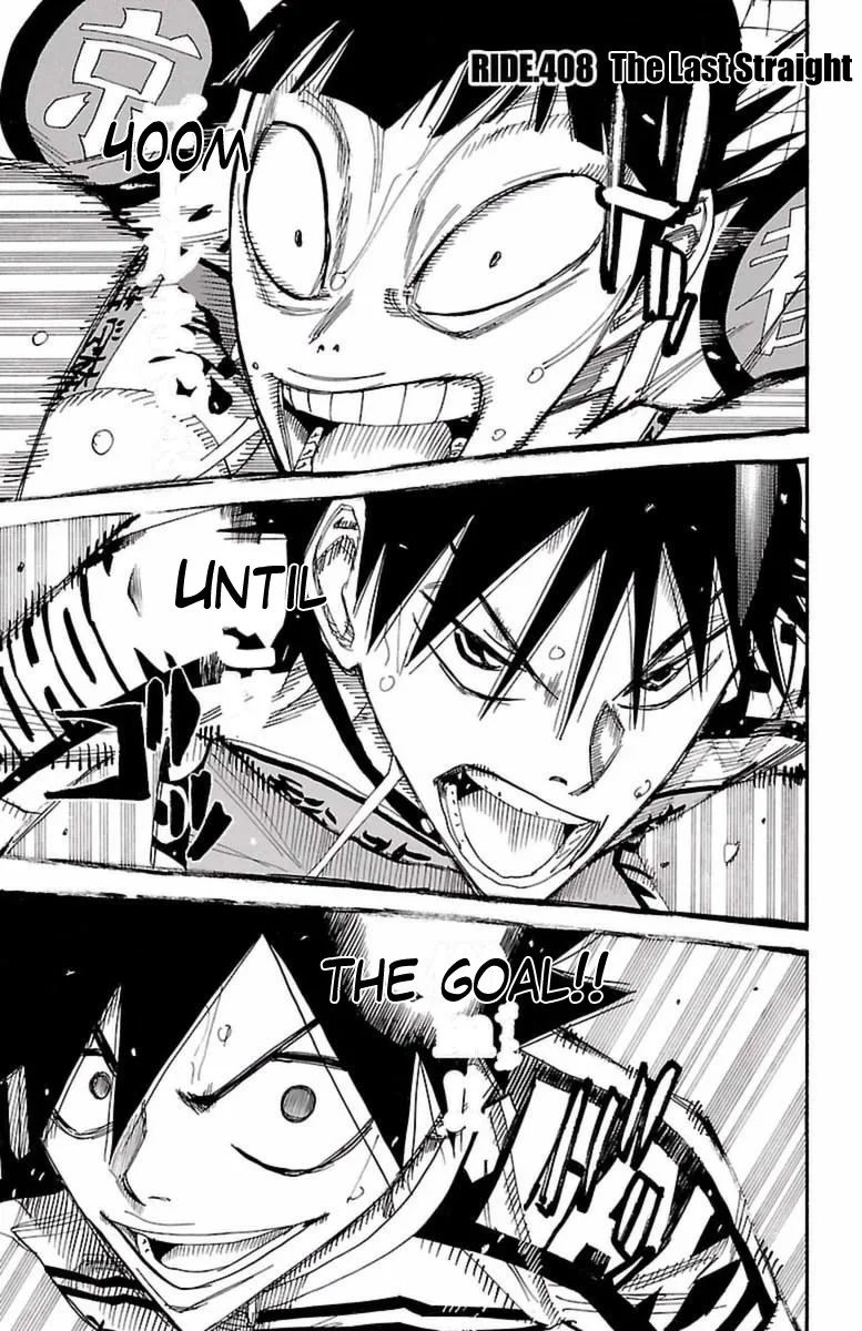 Yowamushi Pedal Chapter 408 page 2