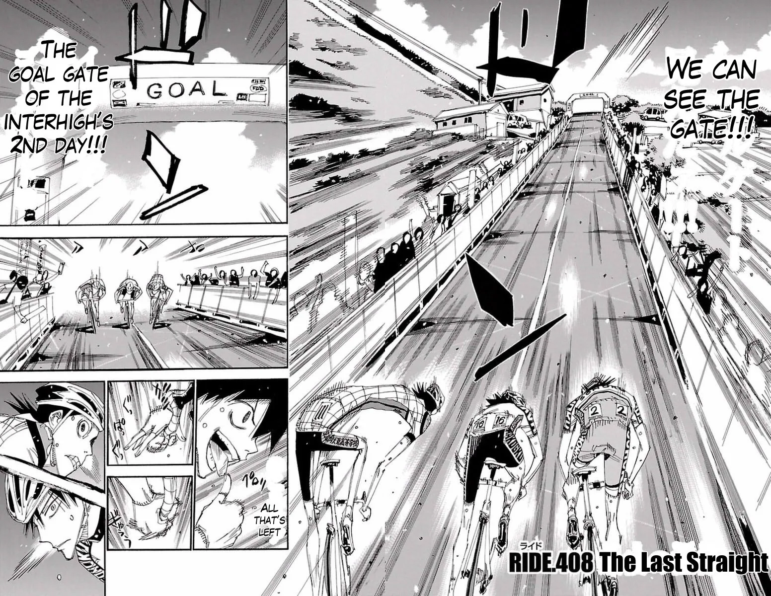 Yowamushi Pedal Chapter 408 page 3