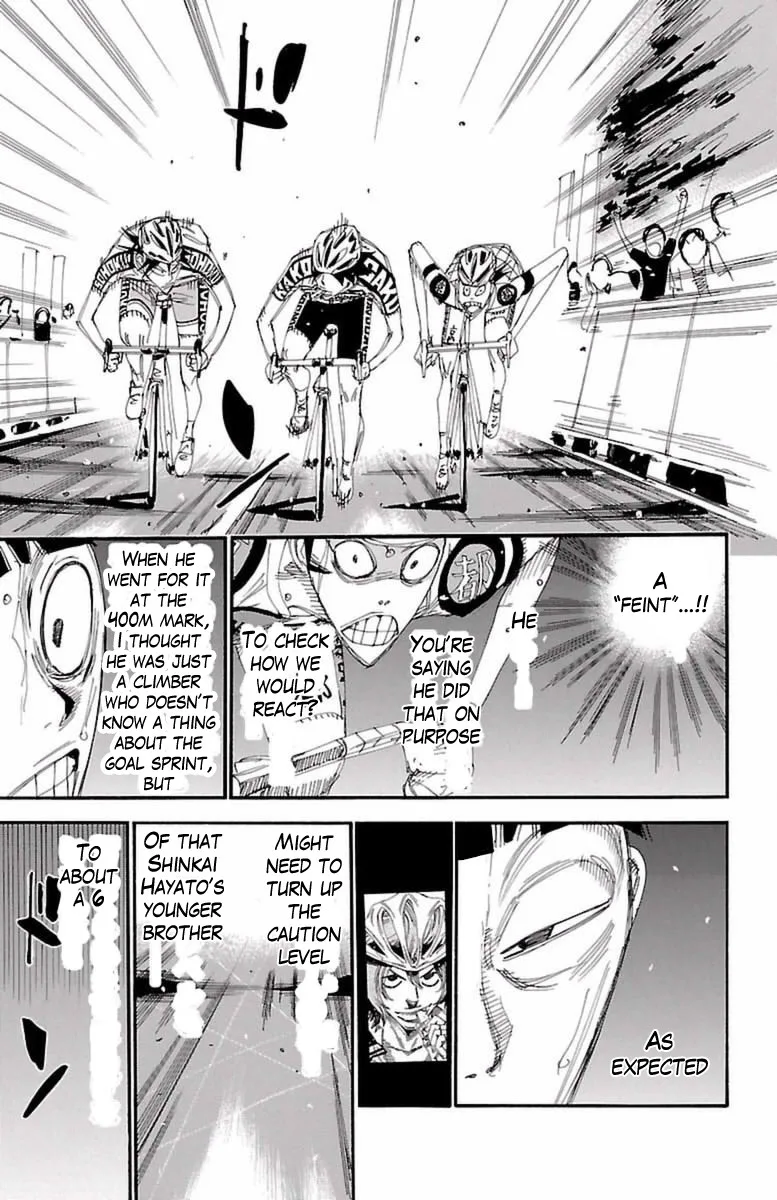 Yowamushi Pedal Chapter 408 page 9