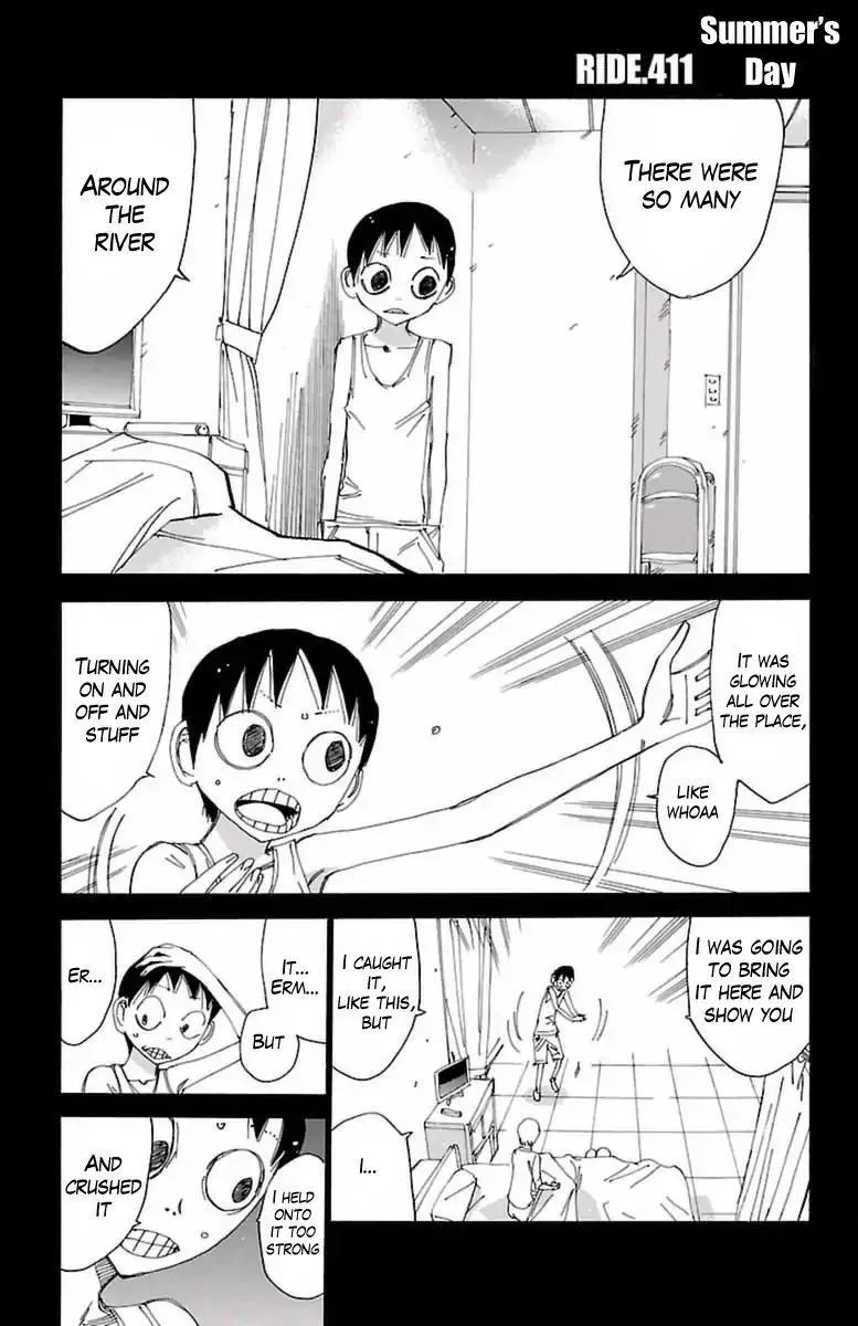 Yowamushi Pedal Chapter 411 page 1
