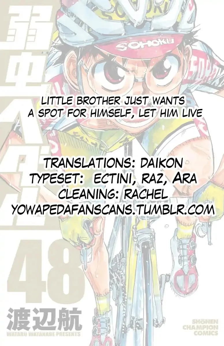 Yowamushi Pedal Chapter 412 page 24