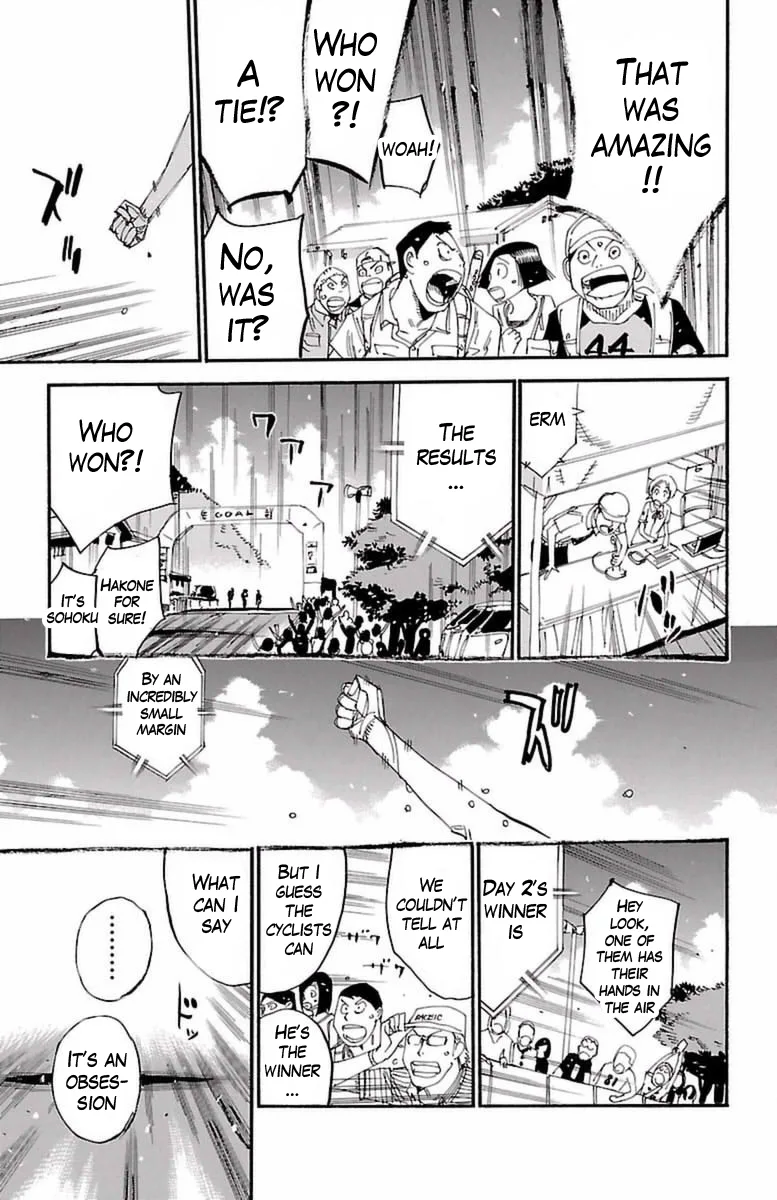 Yowamushi Pedal Chapter 414 page 15